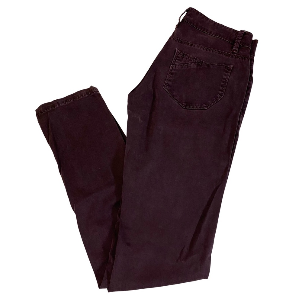 Dark purple twill jeans
